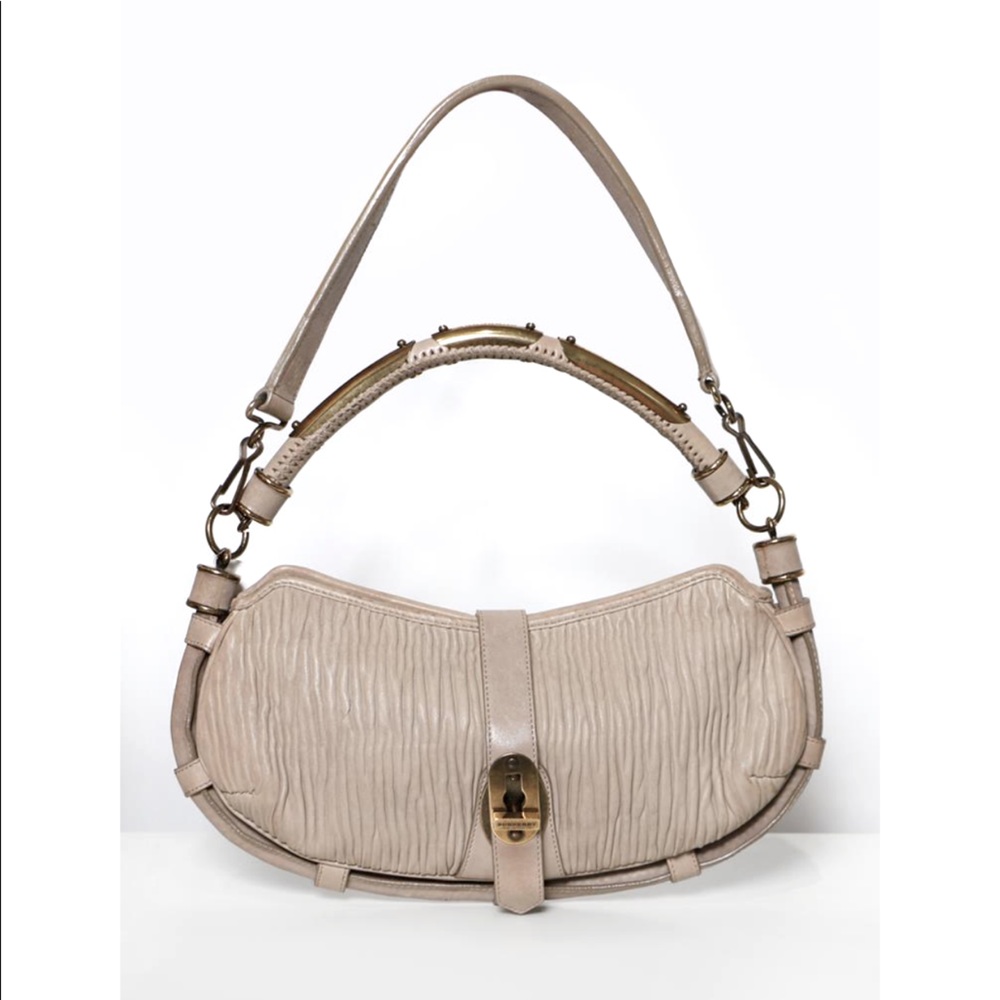 BURBERRY Buffalo Leather East West Bag (Vintage)